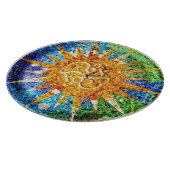Mosaike Park Guell Schneidebrett (Ecke)