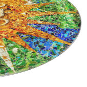 Mosaike Park Guell Schneidebrett (Ecke)