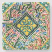Mosaike Park Guell Steinuntersetzer (Vorderseite)