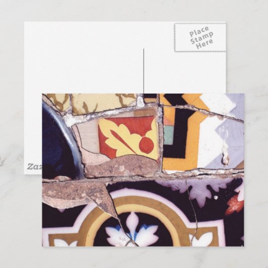 Mosaike Postkarte Nr. 3 (Vorne/Hinten)