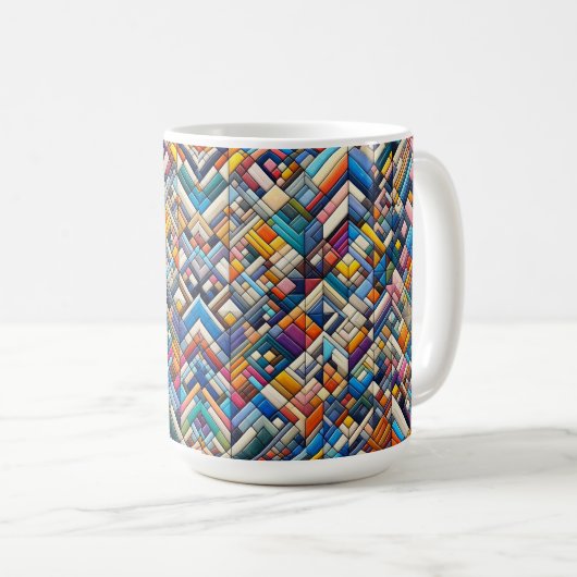 Mosaike Tasse 2 (VorderseiteRechts)