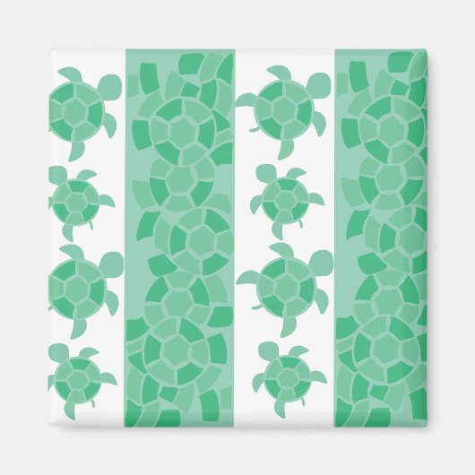 Mosaike Turtles Magnet (Vorne)