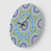 Mosaike Wall Clock Große Wanduhr (Winkel)