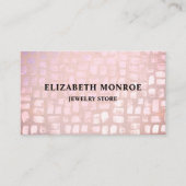 Mosaikeffekt, Juweler Visitenkarte (Vorderseite)