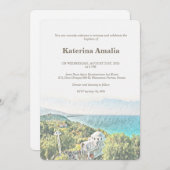 Mosaikeinladung am Meer Einladung (Vorne/Hinten)