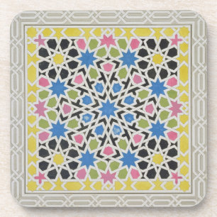 Mosaikentwurf vom Alhambra, 'vom Araber Getränkeuntersetzer