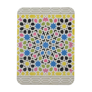 Mosaikentwurf vom Alhambra, 'vom Araber Magnet