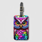 Mosaikeule Gepäckanhänger (Vorderseite Vertikal)