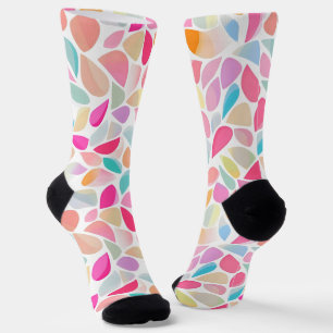 Mosaikfarben Abstrakt Socken
