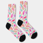 Mosaikfarben Abstrakt Socken (Rechts)