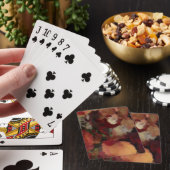 Mosaikfarben des Herbstes Spielkarten (In Situ)