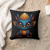 Mosaikfigur niedlich kissen (Decke)