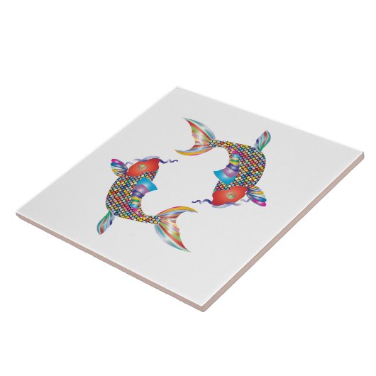 Mosaikfisch Fliese (Seite)