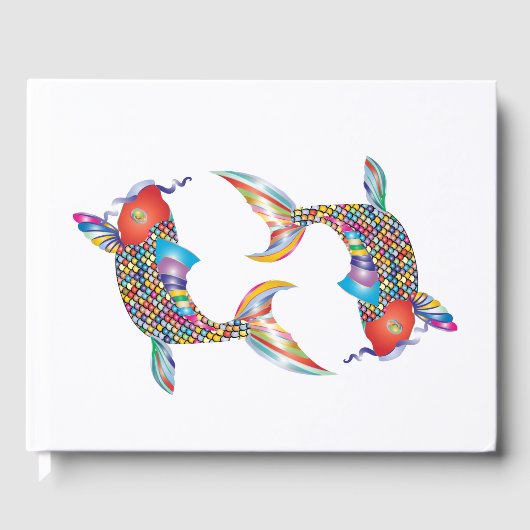 Mosaikfisch Gästebuch (Vorderseite)