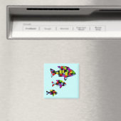 Mosaikfisch Magnet (In Situ (Geschirrspüler))