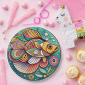 Mosaikfisch Pappteller (Party)