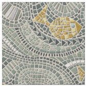 Mosaikfisch Stoff (Nahaufnahme)