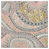 Mosaikfisch Stoff (Nahaufnahme)