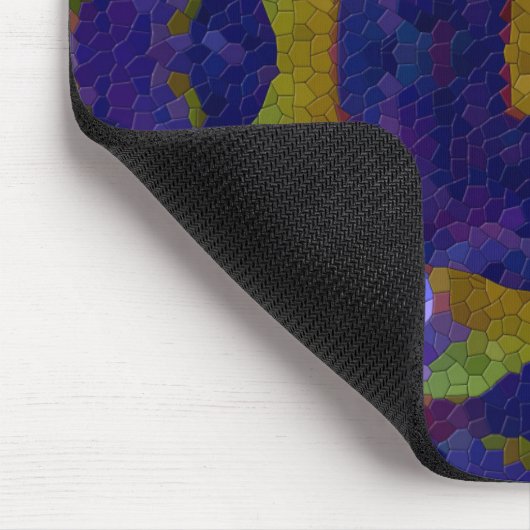 Mosaikfliese - Abstraktes Design - Mousepad (Ecke)