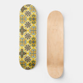 Mosaikfliese-Musterskateboard Skateboard (Vorderseite)