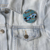 Mosaikfliesen aus blau und grün button (Beispiel)