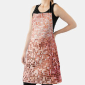Mosaikfliesen aus rosa Rosa Schürze (InSitu)