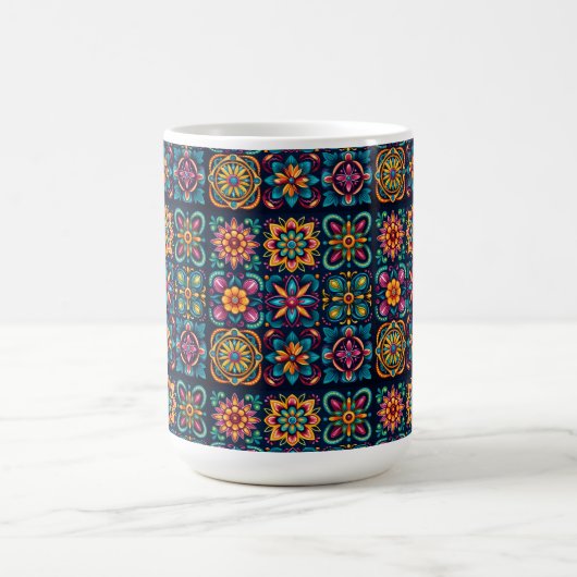 Mosaikfliesen Blume 53 Kaffeetasse (Mittel)