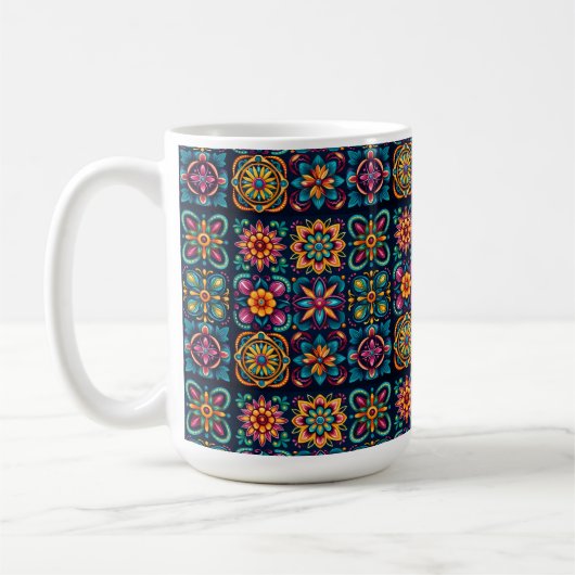 Mosaikfliesen Blume 53 Kaffeetasse (Links)