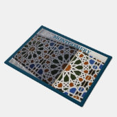 Mosaikfliesen-Design für mehrere Farben Fußmatte (Schrägansicht)