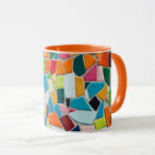 Mosaikfliesen Kaffeetasse (VorderseiteRechts)