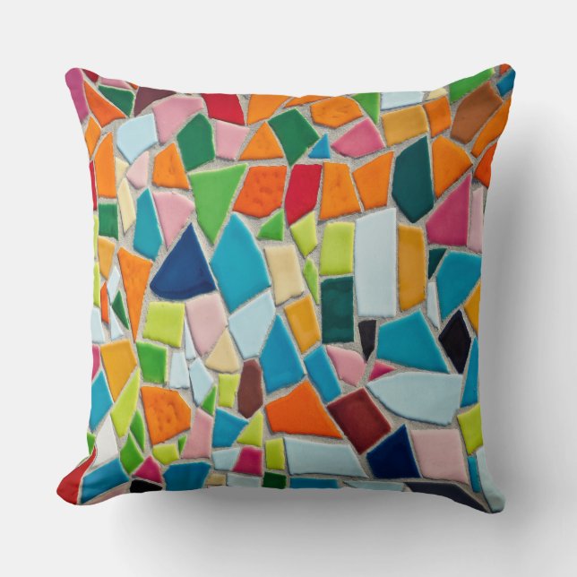 Mosaikfliesen Kissen (Vorderseite)