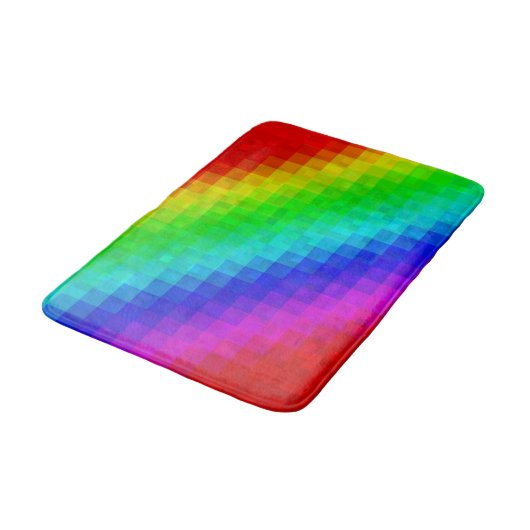 Mosaikfliesen-Muster, Badematte (Schrägansicht)