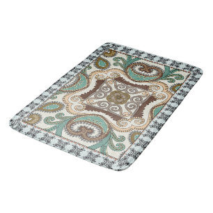 Mosaikfliesen-Muster Bath Mat Badematte