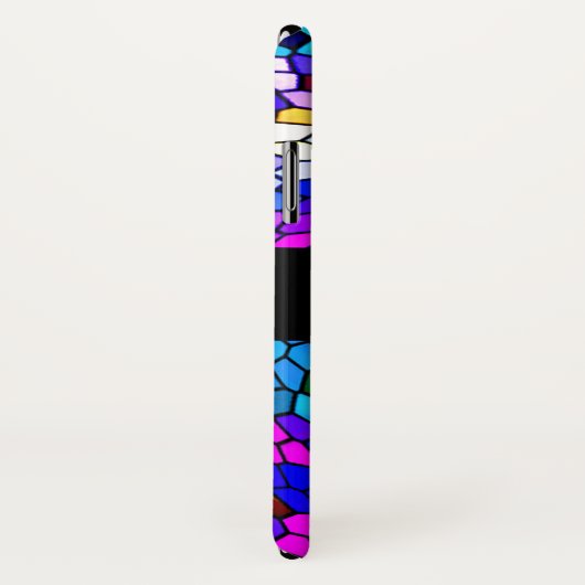 Mosaikfliesen Muster Personalisiert iPhone X Case (Hinten/Rechts)