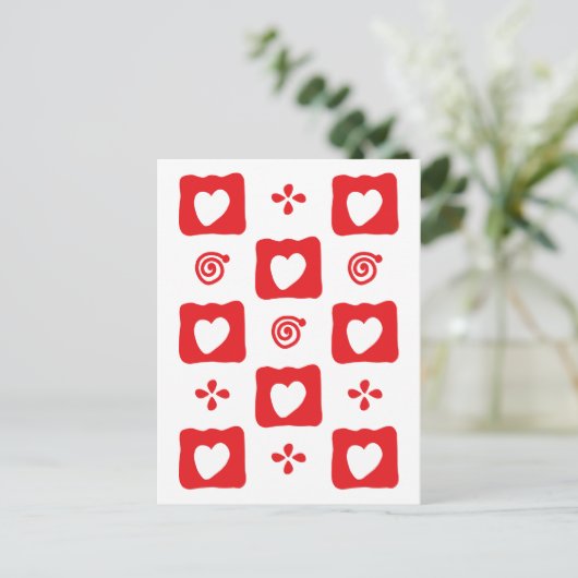 Mosaikfliesen Postkarte (Stehend Vorderseite)