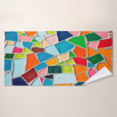 Mosaikfliesen-Vorlagenstruktur Badehandtuch (Badehandtuch)