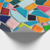 Mosaikfliesen-Vorlagenstruktur Geschenkpapier (Ecke)