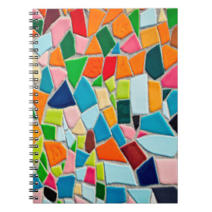 Mosaikfliesen-Vorlagenstruktur Notizblock