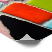 Mosaikfliesen-Vorlagenstruktur Poster (Ecke)