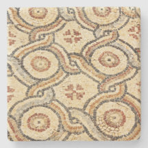 Mosaikfliesenboden vom israelischen Platz Unterset