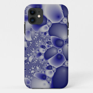 Mosaikgehäuse aus blau-weißem Stein iPhone 11 Hülle