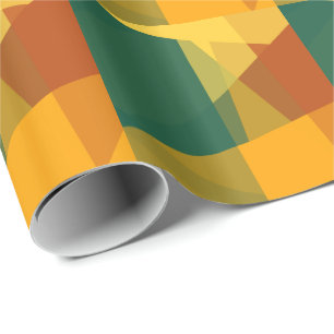 Mosaikgeometrisches Muster #10 Moderne Farben Geschenkpapier