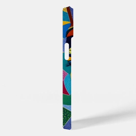 Mosaikgesicht der Frau, Denkmonate Case-Mate iPhone Hülle (Rückseite / Rechts)