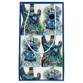 Mosaikgitarre Lover Geschenktasche Kleine Geschenktüte