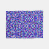 Mosaikglas-Musterdecke Fleecedecke (Vorderseite (Horizontal))