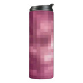 MosaikglasIllusion Pink Thermosbecher (Nach links gedreht)
