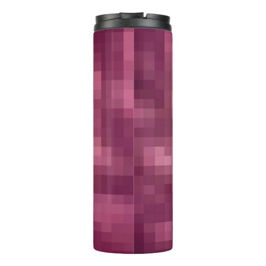 MosaikglasIllusion Pink Thermosbecher (Rückseite)