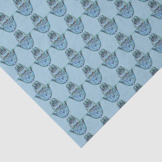 Mosaikhahn Seidenpapier (Ausschnitt)