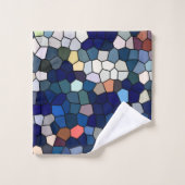 Mosaikhandtuch-Set Badhandtuch Set (Waschlappen)
