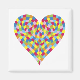 Mosaikherz Magnet